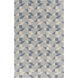Rivington 120 X 96 inch Gray and Blue Area Rug, Wool and Cotton