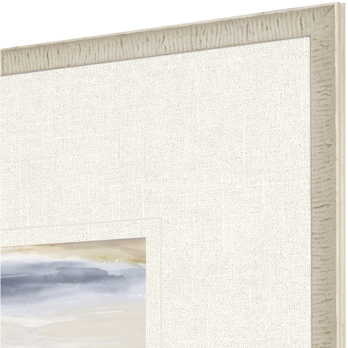 Wild Escape White and Green and Blue Framed Art