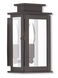 Princeton 1 Light 9 inch Bronze Outdoor Wall Lantern