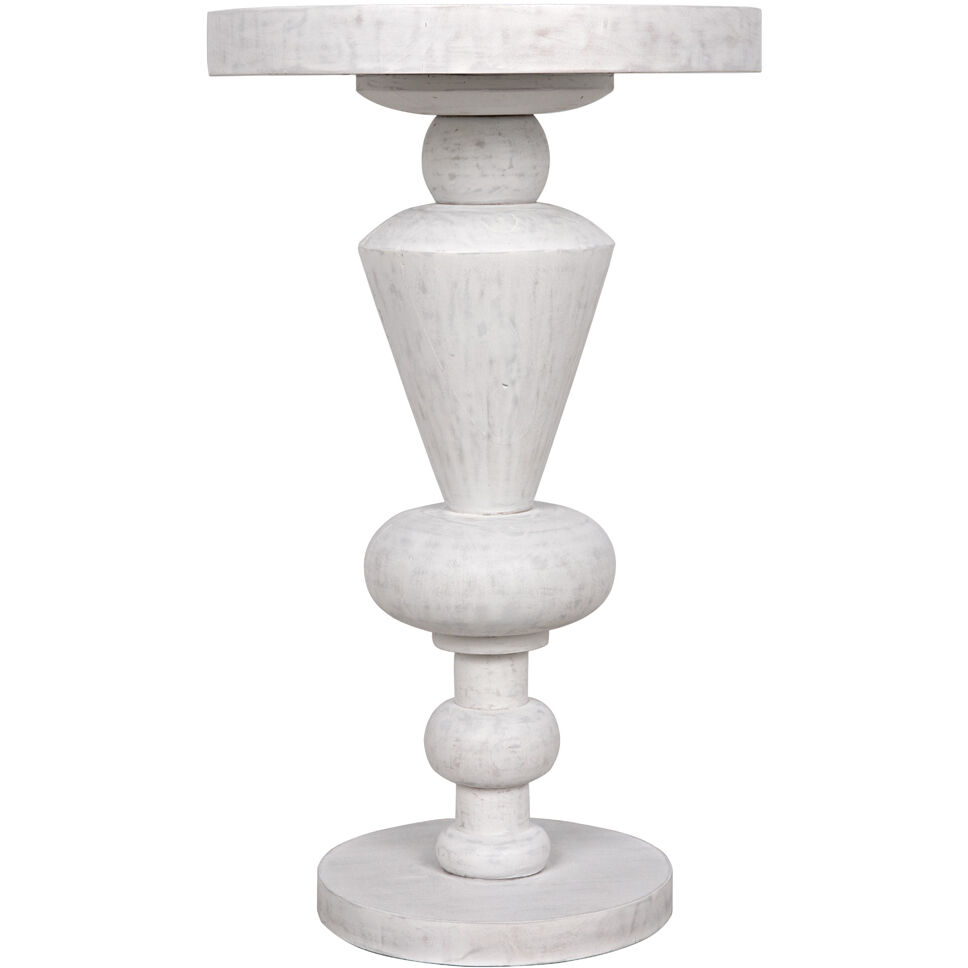 Fenring 25.5 X 15 inch White Wash Side Table