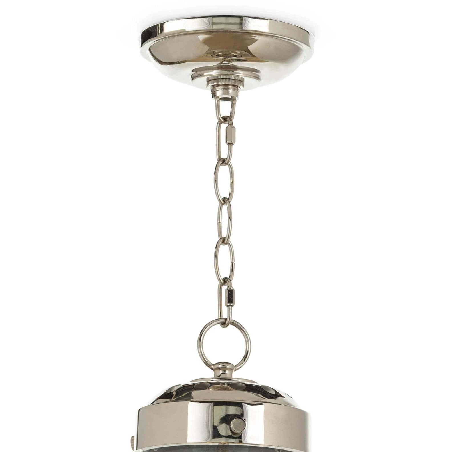 Globe 3 Light 15 inch Polished Nickel Pendant Ceiling Light