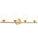 Neoma 30 X 6.75 X 7.25 inch Modern Gold Vanity