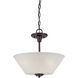 Pittman 2 Light 15 inch Sienna Bronze Pendant Ceiling Light
