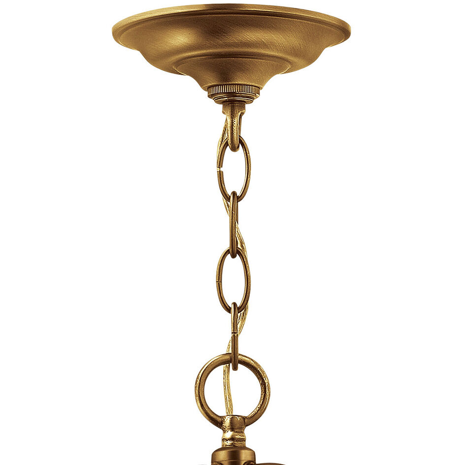 Gentry 6 Light 14 inch Heirloom Brass Indoor Foyer Light Ceiling Light