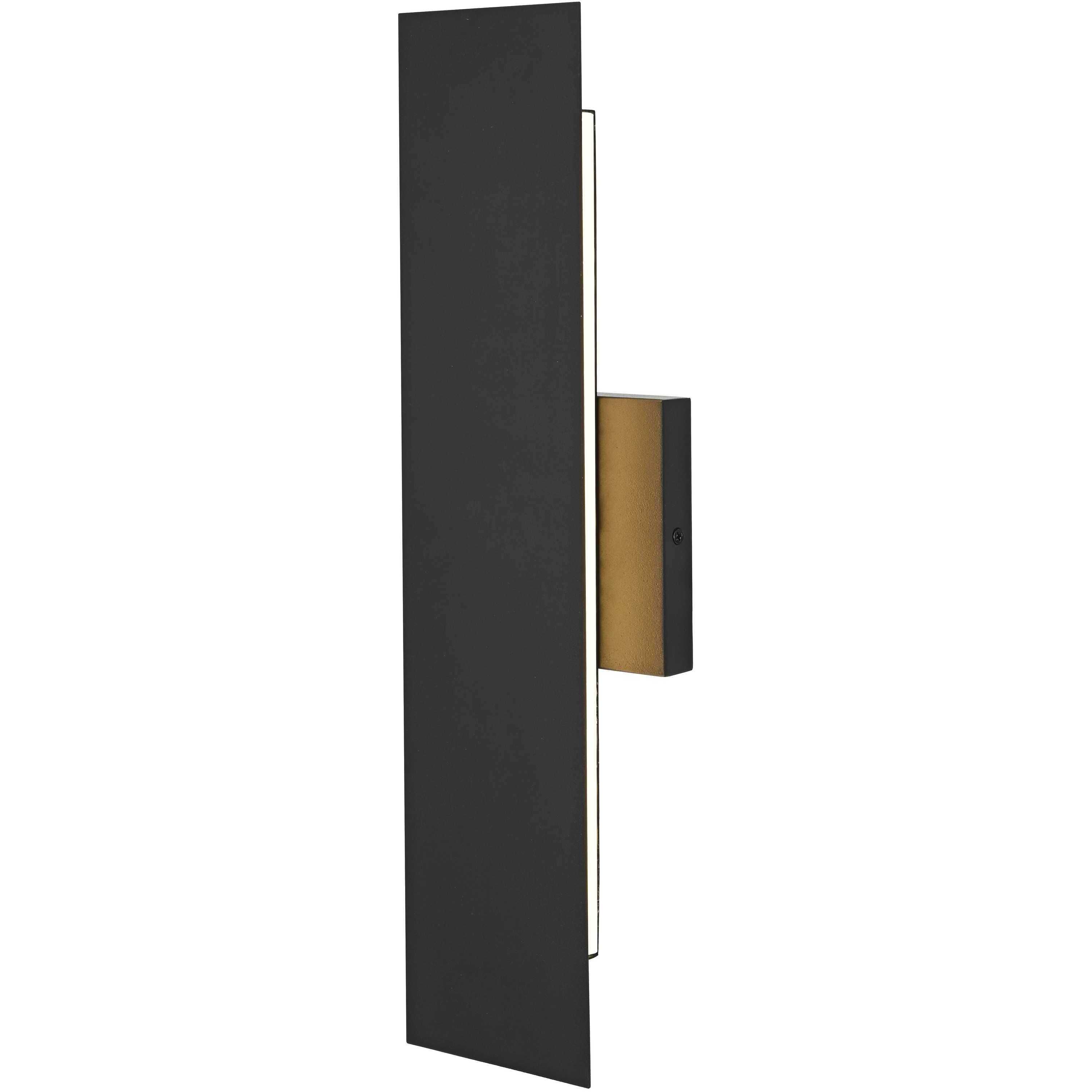 Waylen 2 Light 18 inch Black Outdoor Wall Sconce