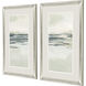 Moss Coastline Green and Blue Framed Art, Propac