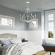 Katarina 7 Light 28 inch Antique White with Antique Brass Accents Chandelier Ceiling Light