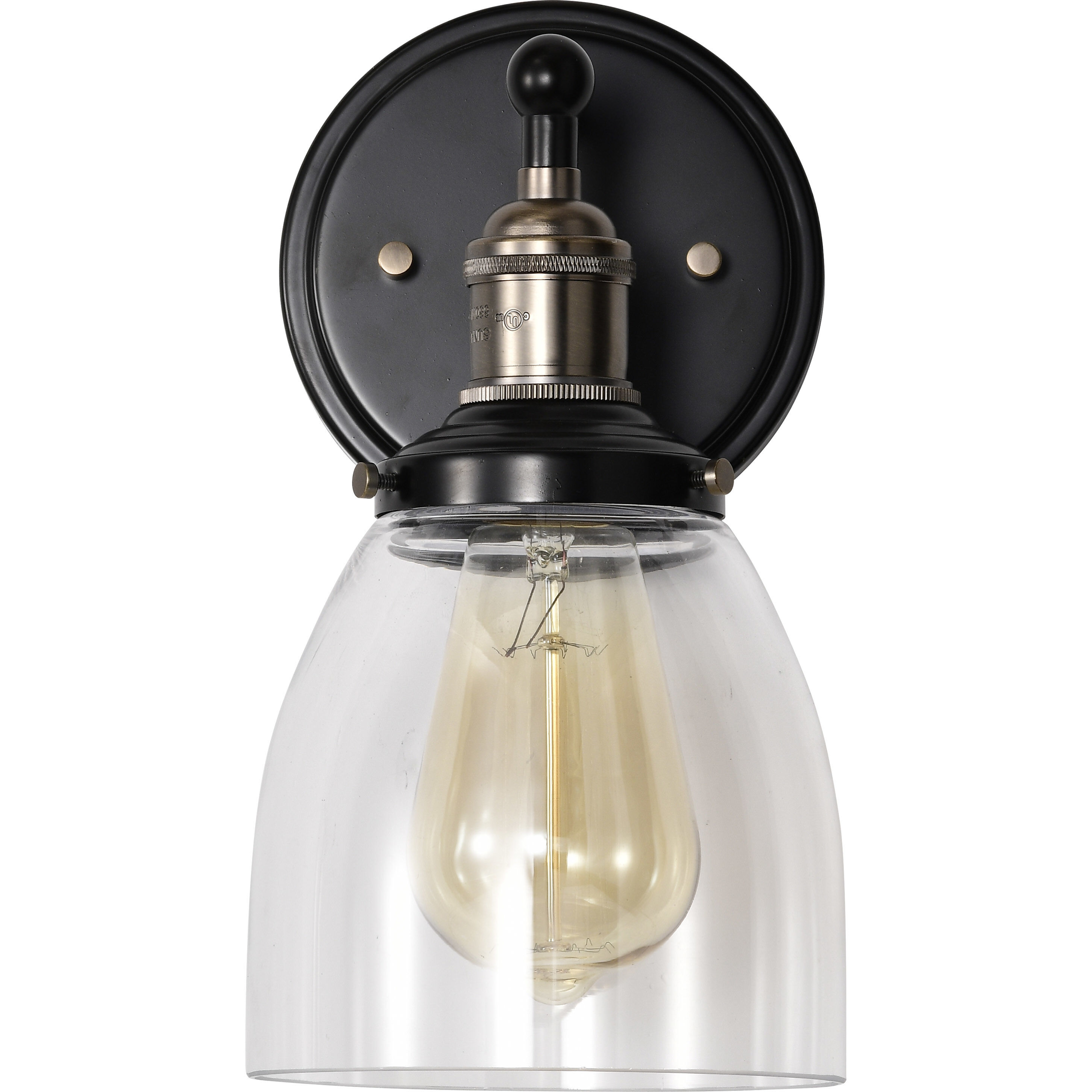 Vintage 1 Light 5 inch Rustic Bronze Wall Sconce Wall Light