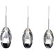 Perrier LED 5 inch Chrome Multi Light Pendant Ceiling Light