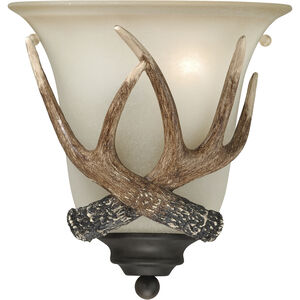 Yoho LED 9 inch Black Walnut Wall Light