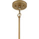 Elora 6 Light 24 inch Legacy Brass Pendant Ceiling Light