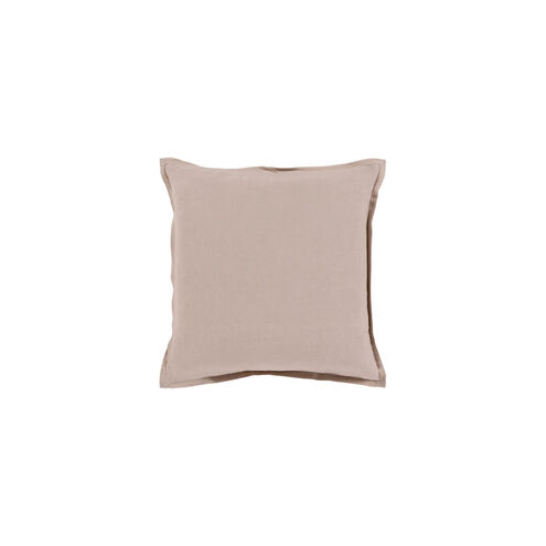 Orianna 20 X 20 inch Taupe Throw Pillow