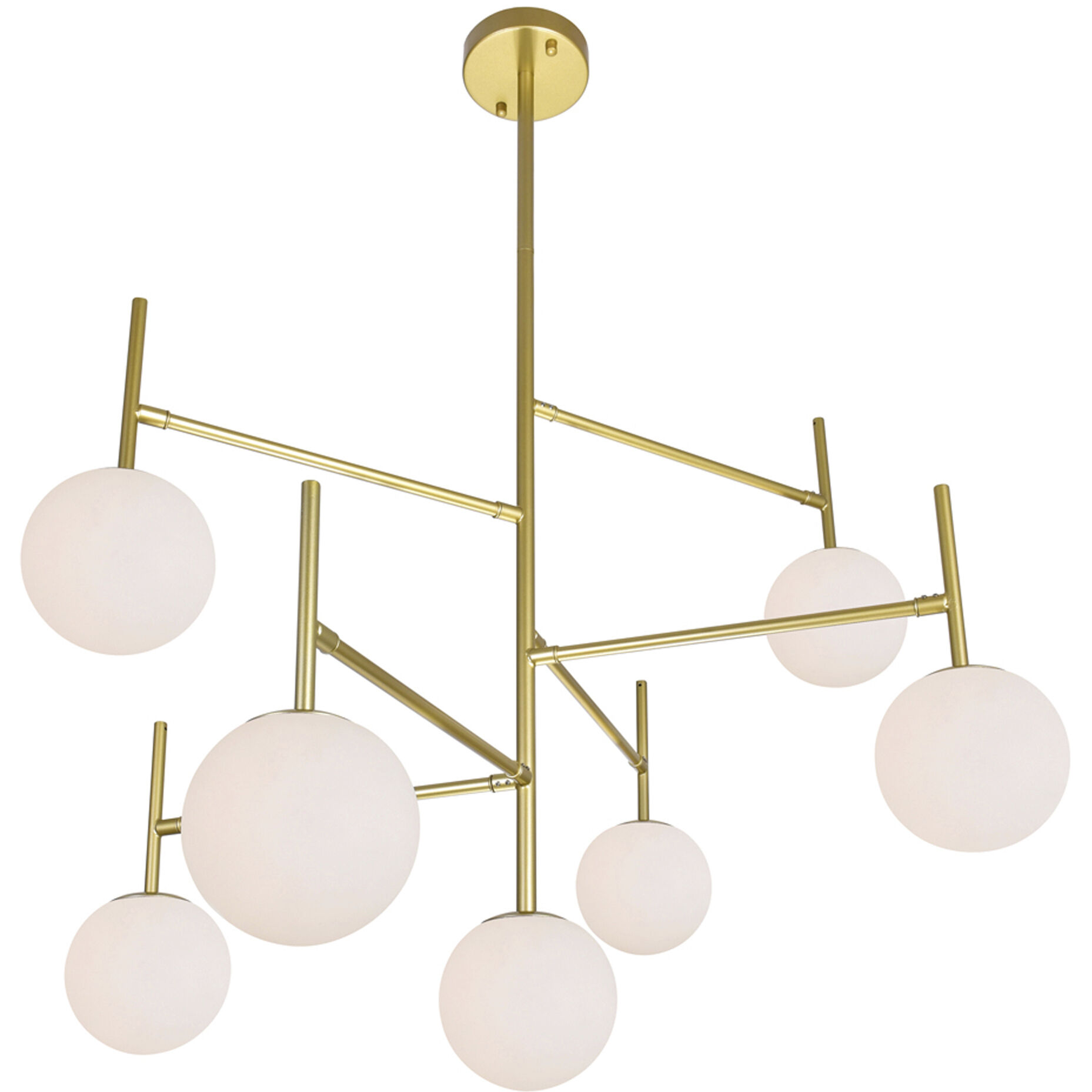 Tourch LED 30 inch Medallion Gold Down Chandelier Ceiling Light