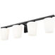 Nextra 4 Light 32 inch Matte Black Bath Vanity Wall Light