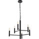 Carmella 6 Light 22 inch Black Pendant Ceiling Light