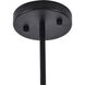 Canada 7 Light 18 inch Black Chandelier Ceiling Light