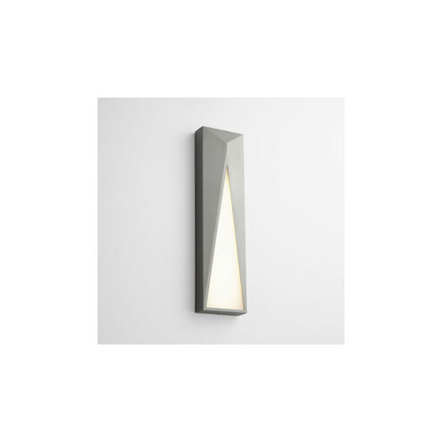 Elif 1 Light 17 inch Grey Outdoor Wall Sconce
