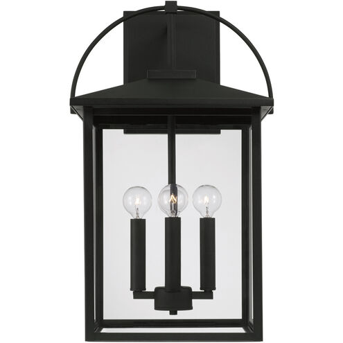 Bryson 4 Light 22.75 inch Black Outdoor Wall Lantern
