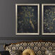 Jardine Chinois Blue and Brown Framed Art