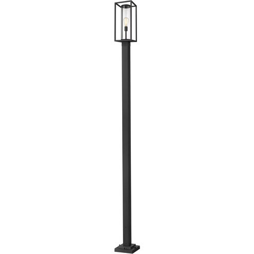 Dunbroch 1 Light 114 inch Black Outdoor Post Mounted Fixture