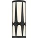Royston Bath Wall Light in Black
