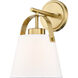 Z-Studio 1 Light 8 inch Heritage Brass Wall Sconce Wall Light