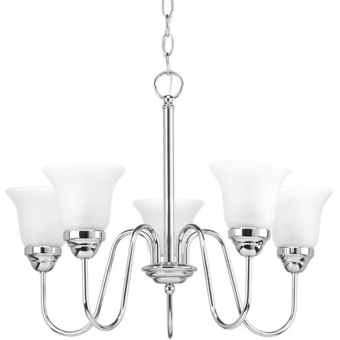 Cady 5 Light 23 inch Polished Chrome Chandelier Ceiling Light