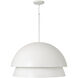 Jensen 1 Light 25.25 inch Matte White Pendant Ceiling Light