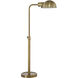 Halle 21 inch 9.00 watt Dark Antique Brushed Brass Table Lamp Portable Light