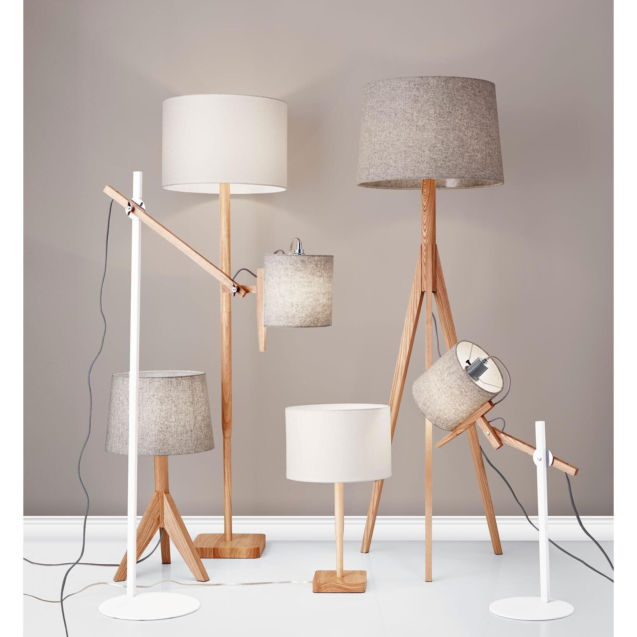 Eden 59 inch 150.00 watt Floor Lamp Portable Light in Natural