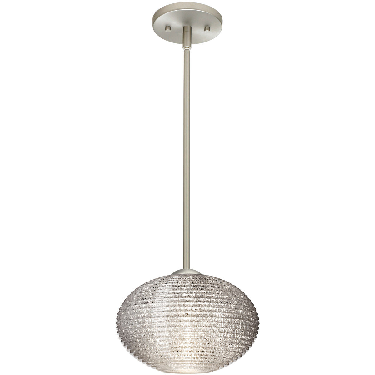 Pape 10 1 Light Satin Nickel Stem Pendant Ceiling Light