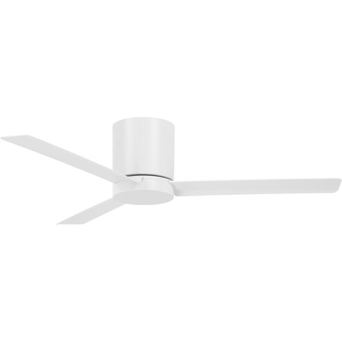 Roto Flush 52 inch Flat White Hugger Ceiling Fan