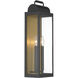 Calandra 2 Light 22 inch Sand Coal Black and Legacy Brass Outdoor Wall Lantern