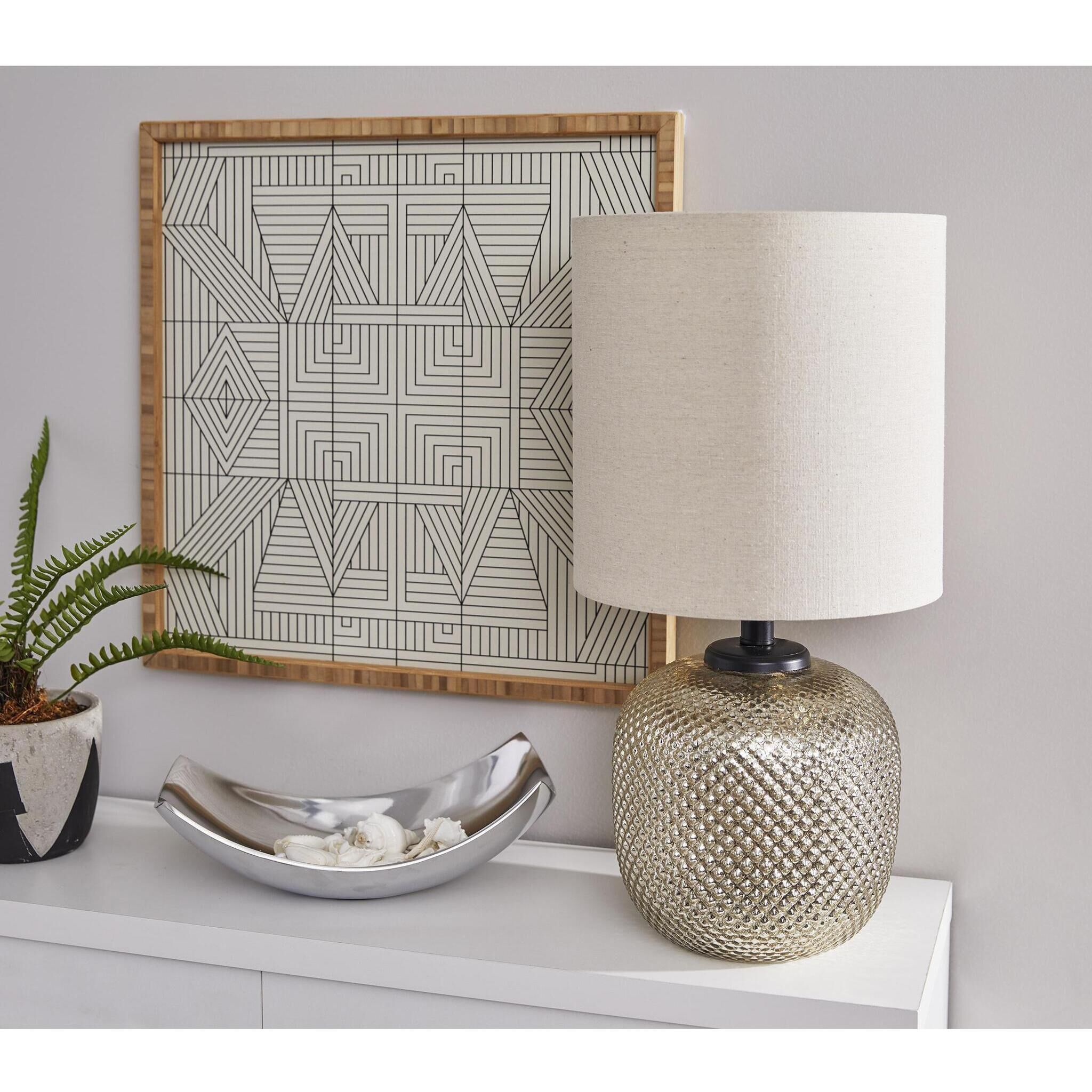 Vivian glass sales table lamp