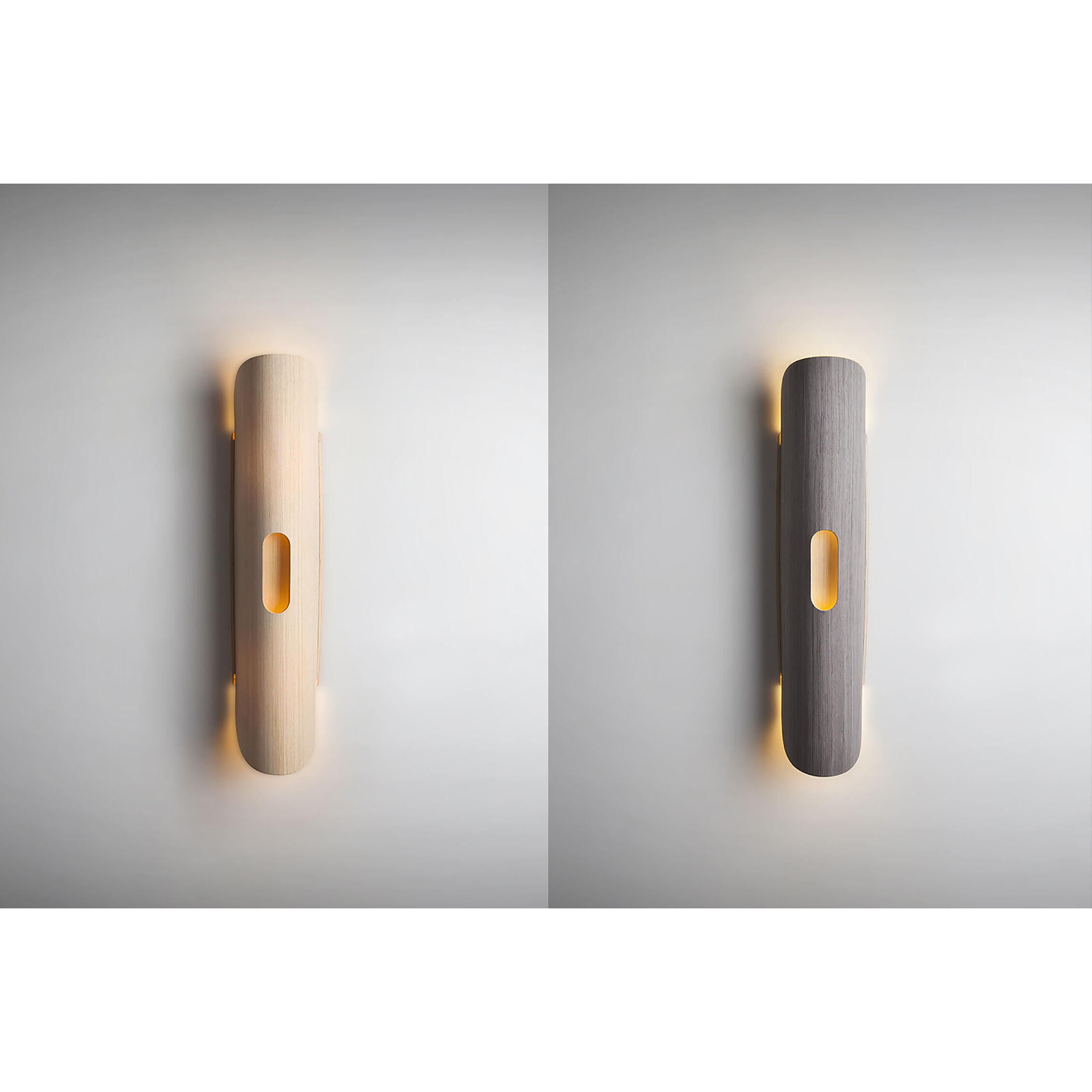Lupe Wall Sconce Wall Light in Grey Oak