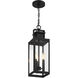 Ascott 3 Light 6.5 inch Black Outdoor Hanging Lantern