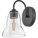 Vera LED 8 inch Black Bath Light Wall Light