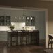 Mack 5 Light 46 inch Matte Black Linear Chandelier Ceiling Light