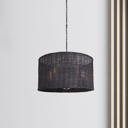 Remee 5 Light 23 inch Black Chandelier Ceiling Light