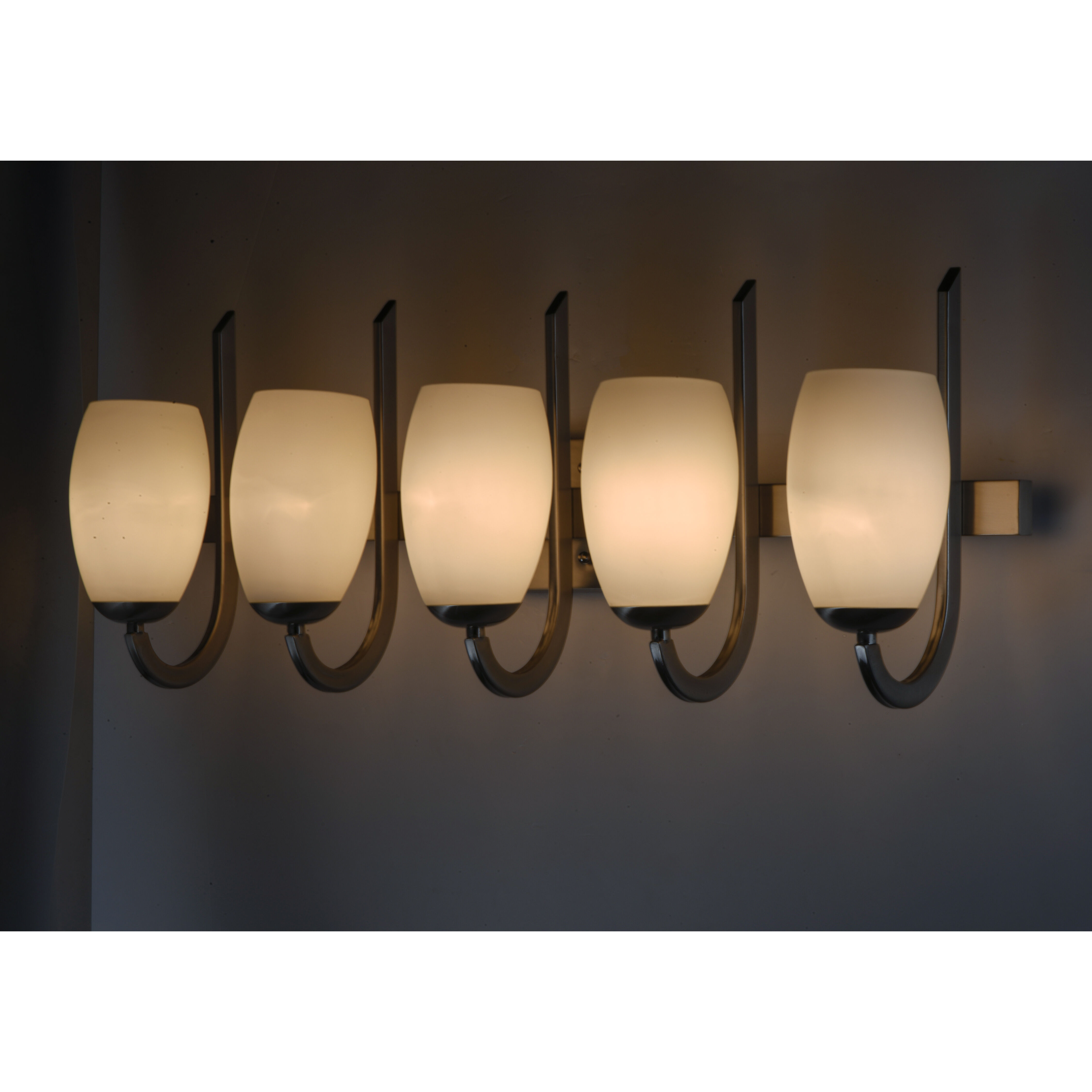 Taylor 5 Light 31.5 inch Satin Nickel Bath Vanity Wall Light