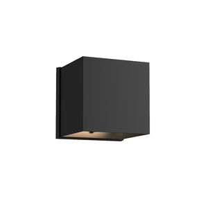 Wilshire LED 5 inch Black Outdoor Wall Light