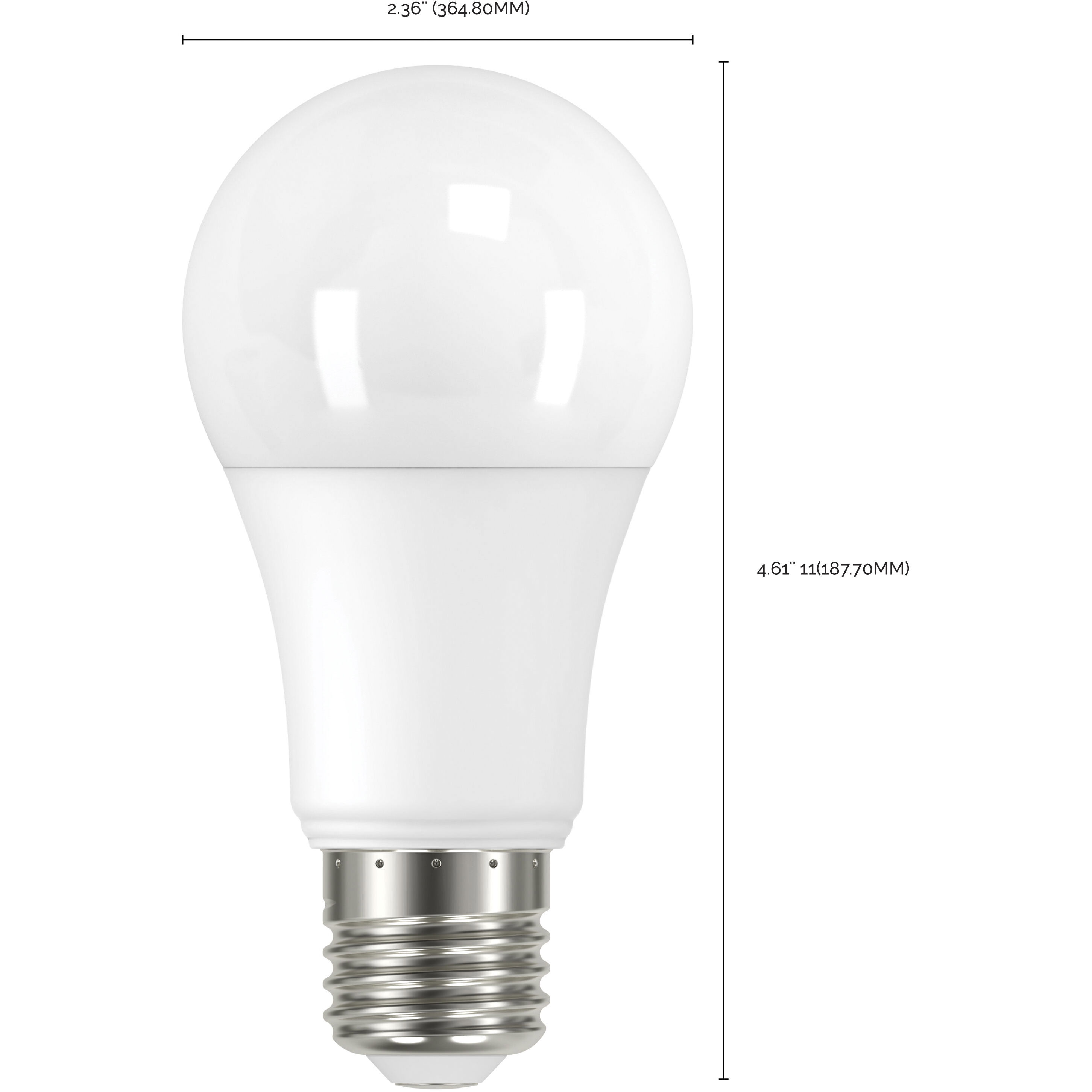 Lumos LED A19 8.50 watt 2700K Light Bulb