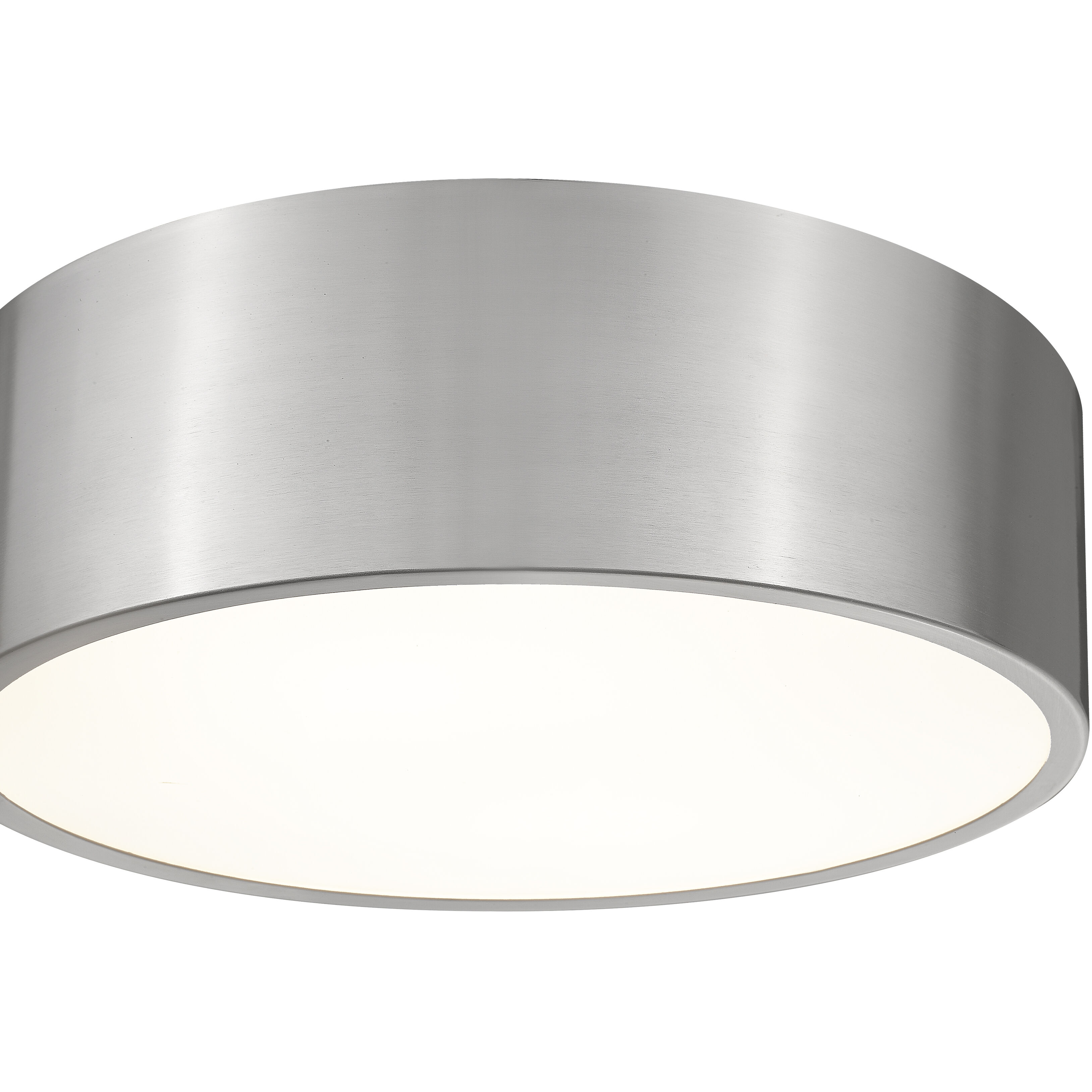 Harley 3 Light 16 inch Brushed Nickel Flush Mount Ceiling Light