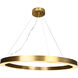 Canada LED 43 inch Antique Brass Chandelier Ceiling Light