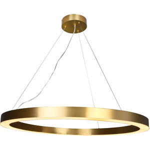 Canada LED 43 inch Antique Brass Chandelier Ceiling Light