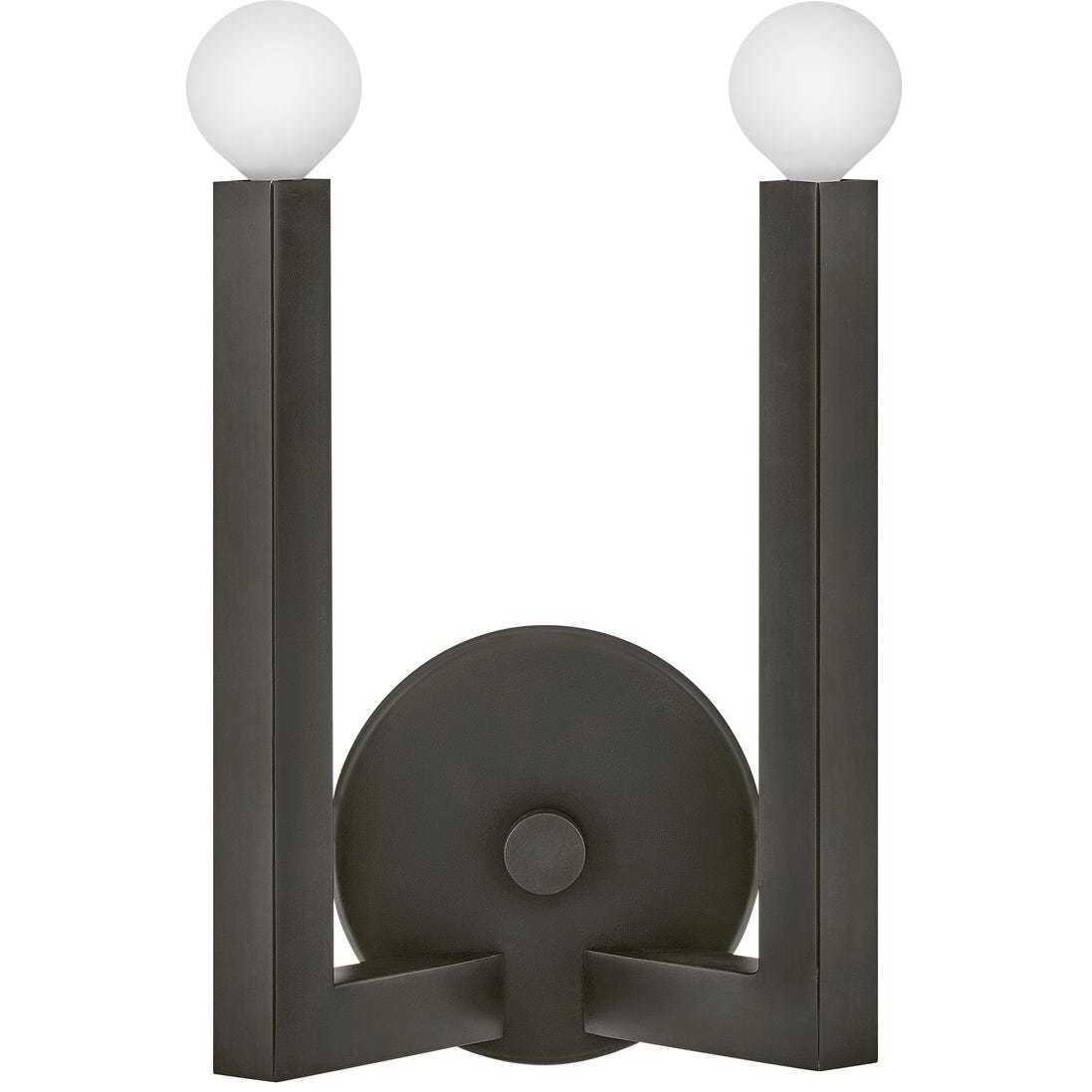 Ezra 2 Light 7.5 inch Black Oxide ADA Sconce Wall Light