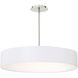 Manhattan LED 26 inch Brushed Nickel Pendant Ceiling Light, dweLED