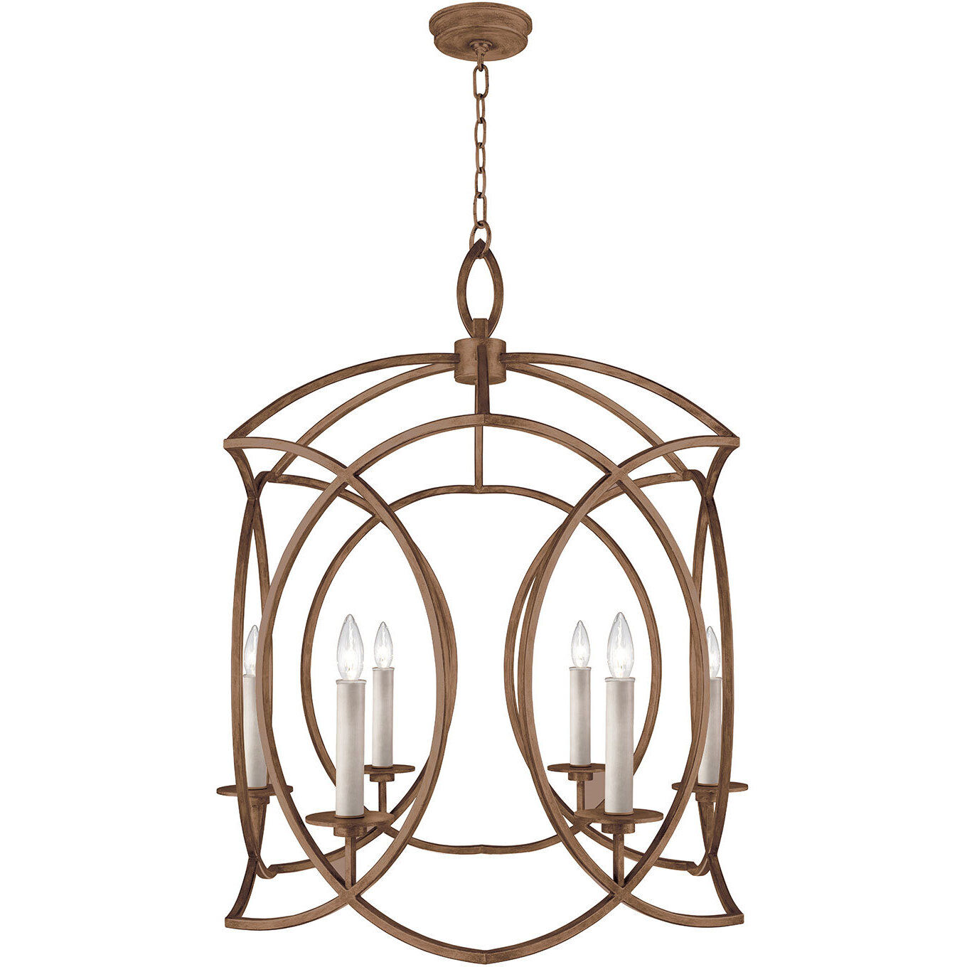 Cienfuegos 6 Light 28.5 inch Bronze Chandelier Ceiling Light