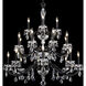 San Marco 20 Light 42.3 inch Black Chandelier Ceiling Light, Schonbek Signature