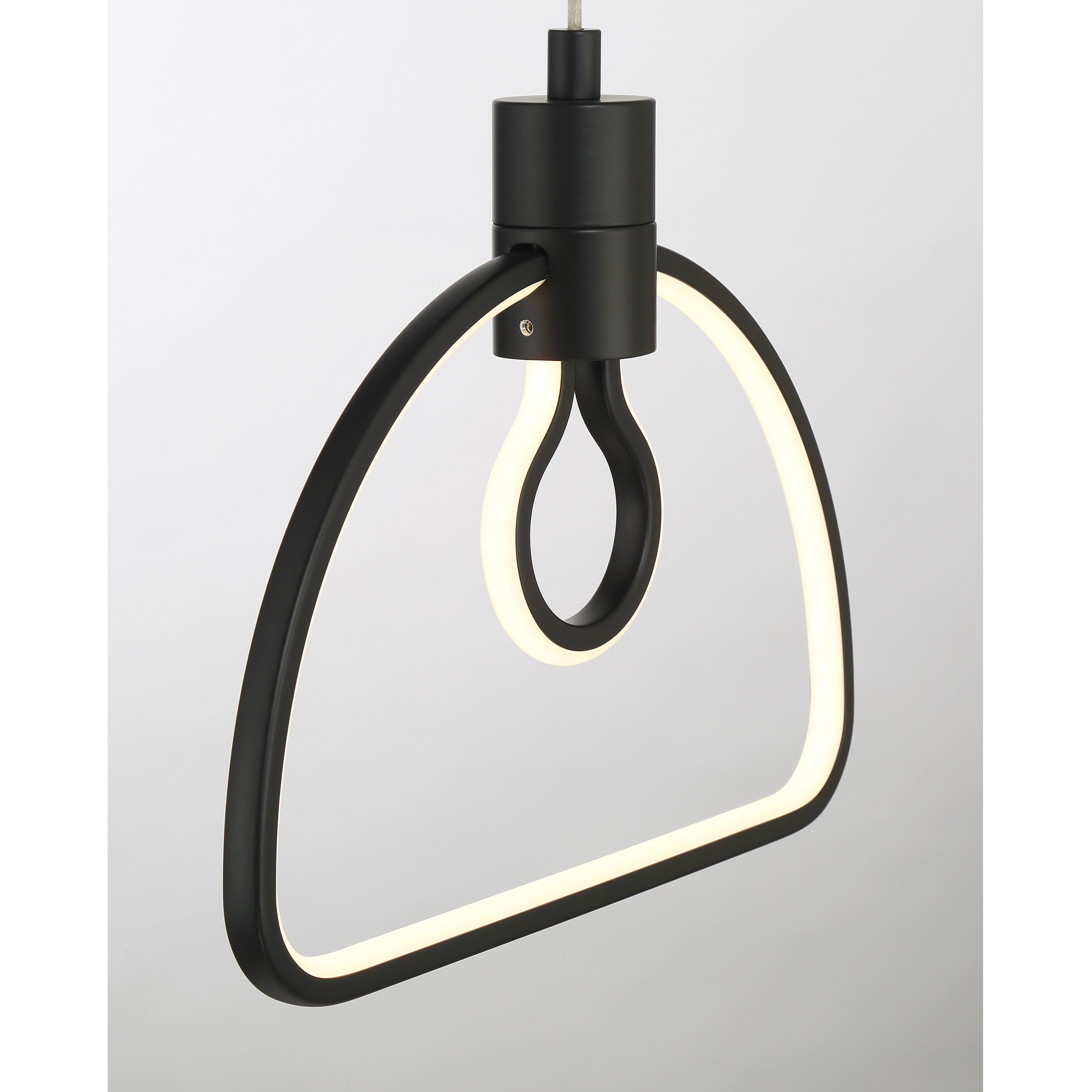Edison's Outline LED 10.38 inch Coal Pendant Ceiling Light